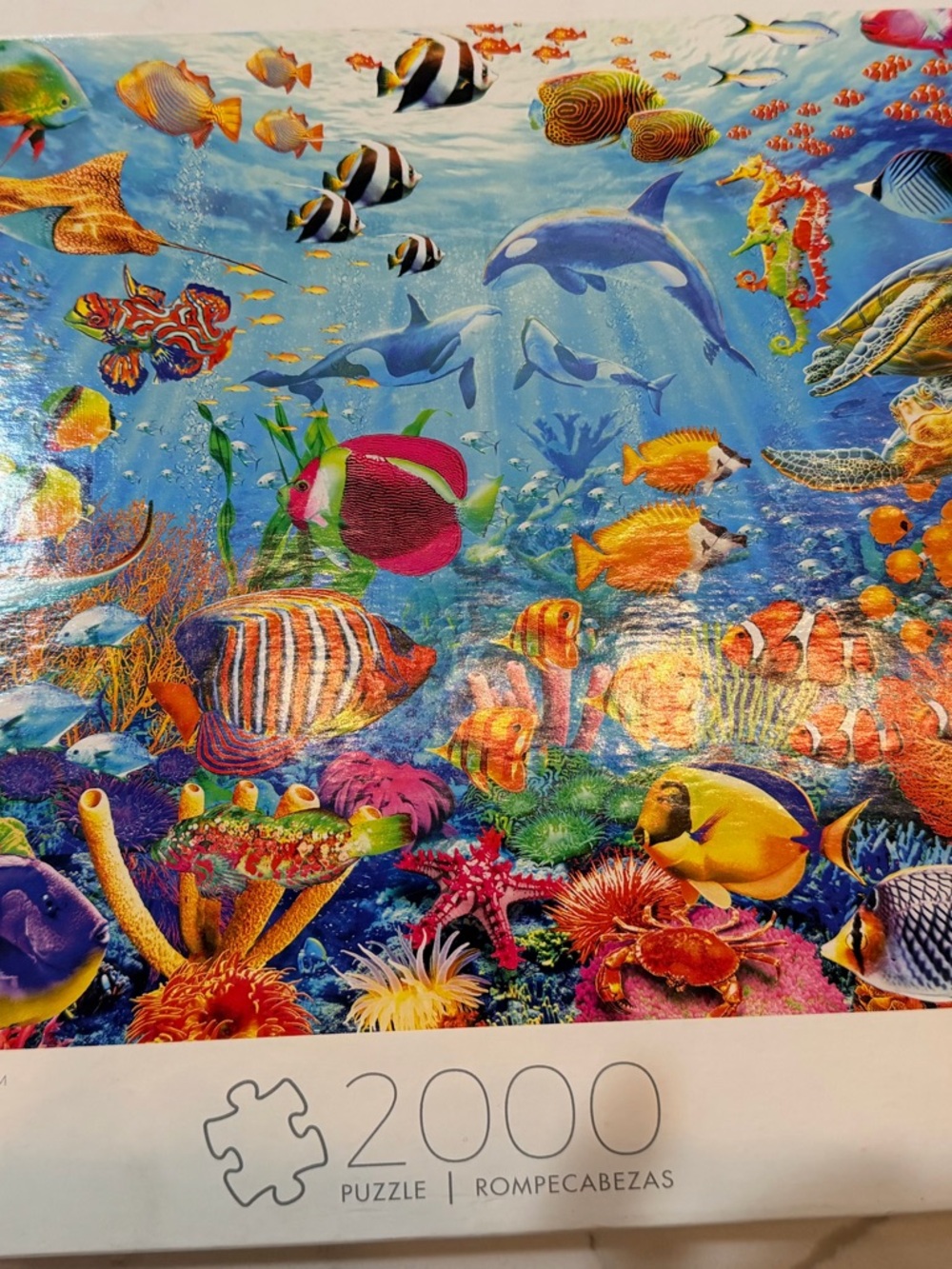 2000-Piece Buffalo Colorful Ocean Life Puzzle brand new